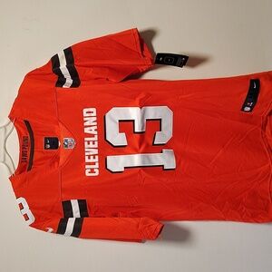 NFL CLEVELAND BROWNS #13 Odell Beckham Jr football jersey size medium orange